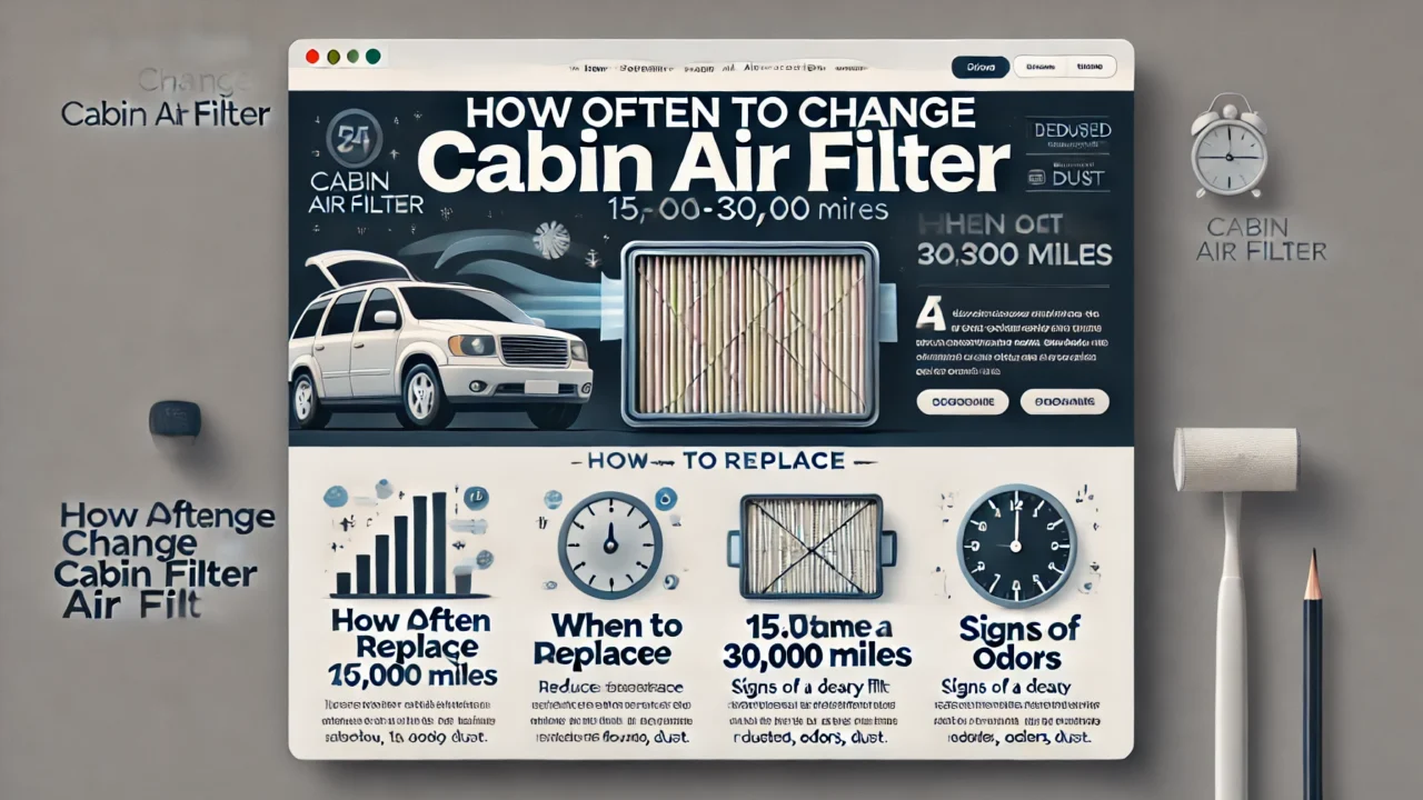 How Often To Change Cabin Air Filter