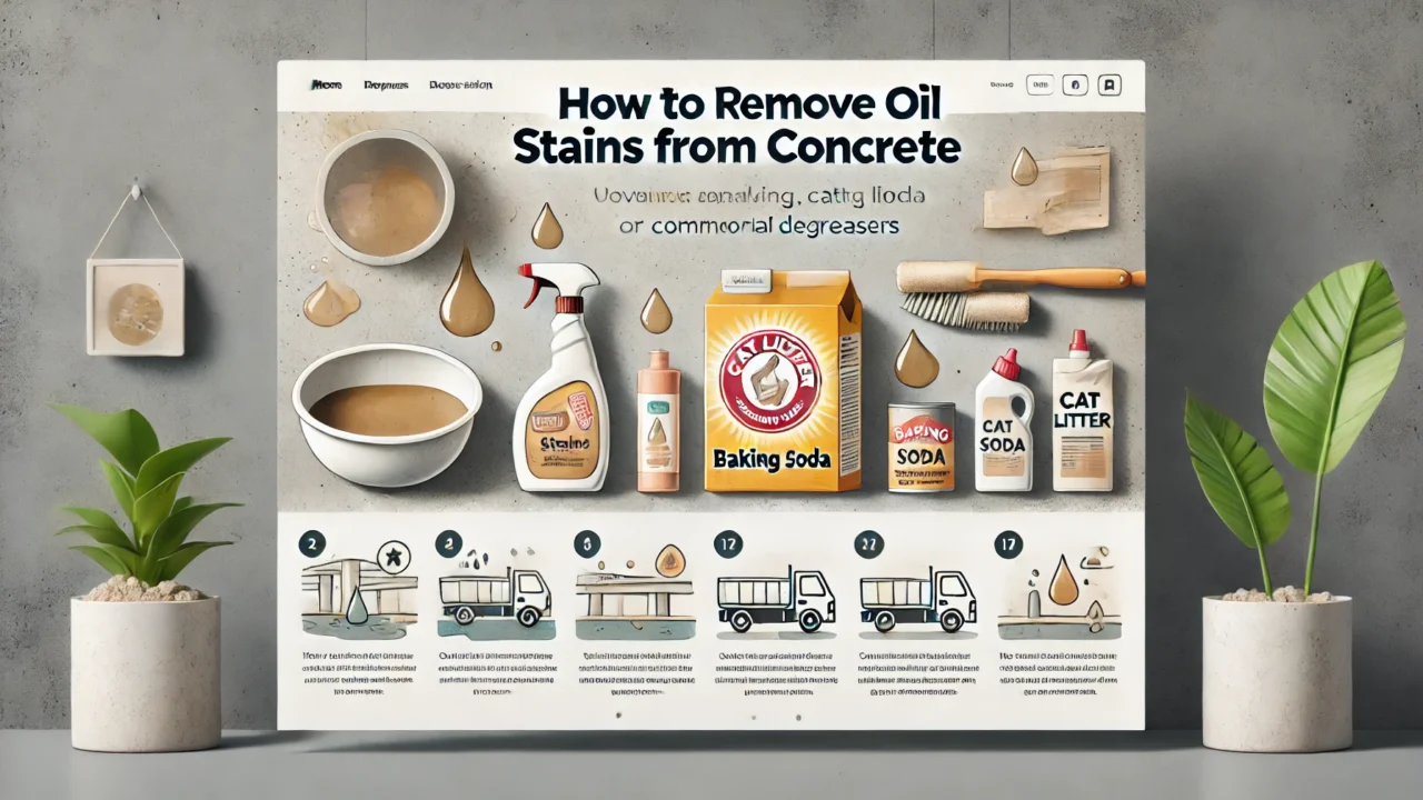 How To Remove Oil Stains From Concrete